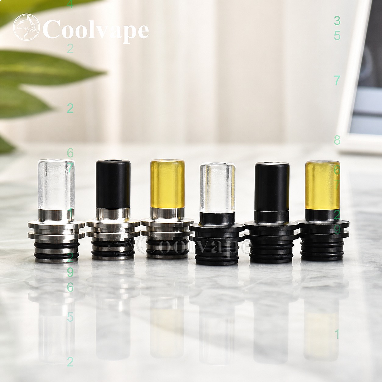 510 MTL Drip Tip Heat Resistan - Accessories For Vaping ulasan dan harga