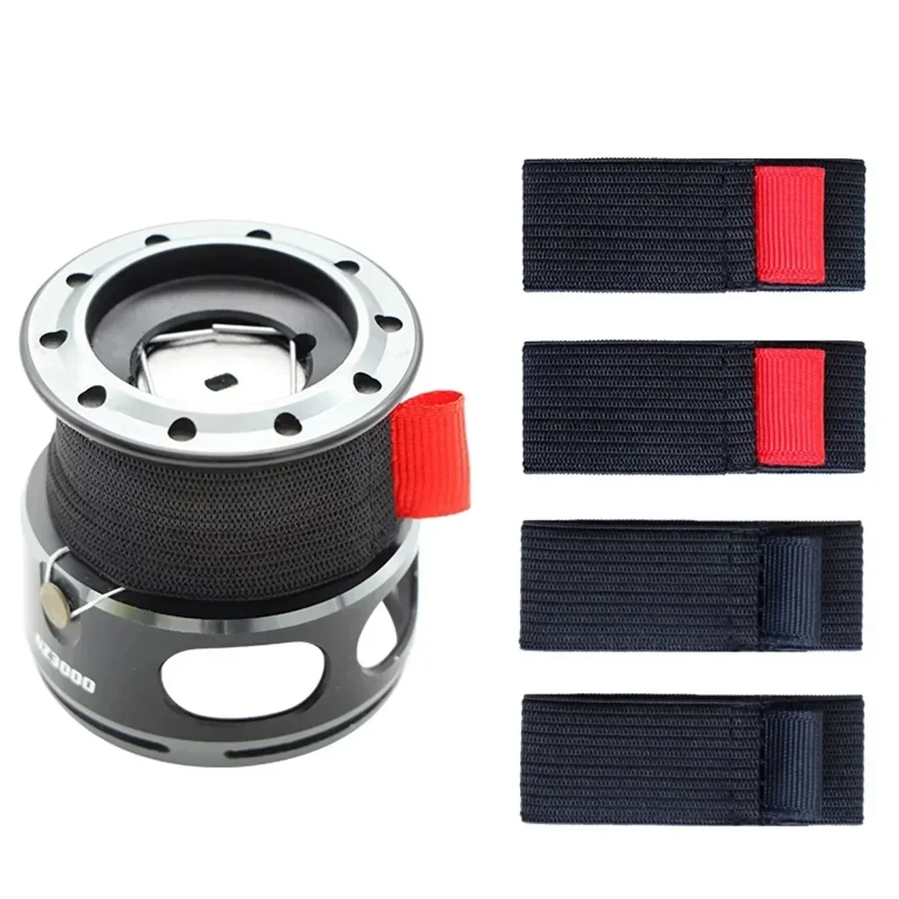 4pcs Elastic Fishing Spool Bel - Mesh Coil Strip ulasan dan harga