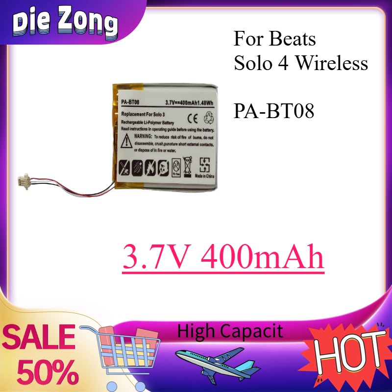 High-quality 3.7V400mAh PA-BT0 - Beats Headphone Solo 4 ulasan dan harga