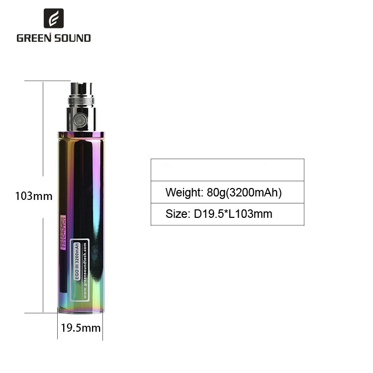 GS Ego 3 III 3200mAh Battery V - Accessories For Vaping ulasan dan harga