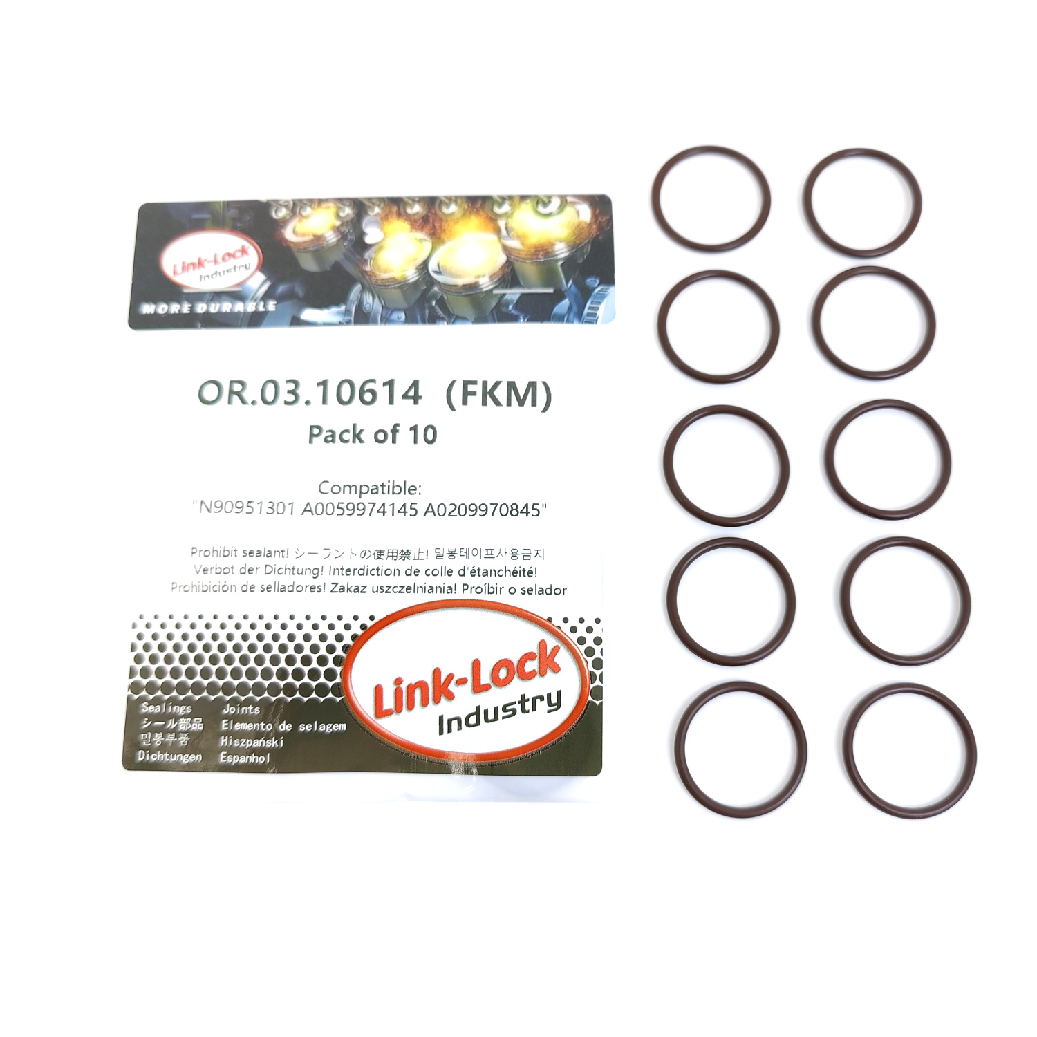 10PCS OR.03.10614 FKM Viton Se - Tank O-Ring Seal ulasan dan harga