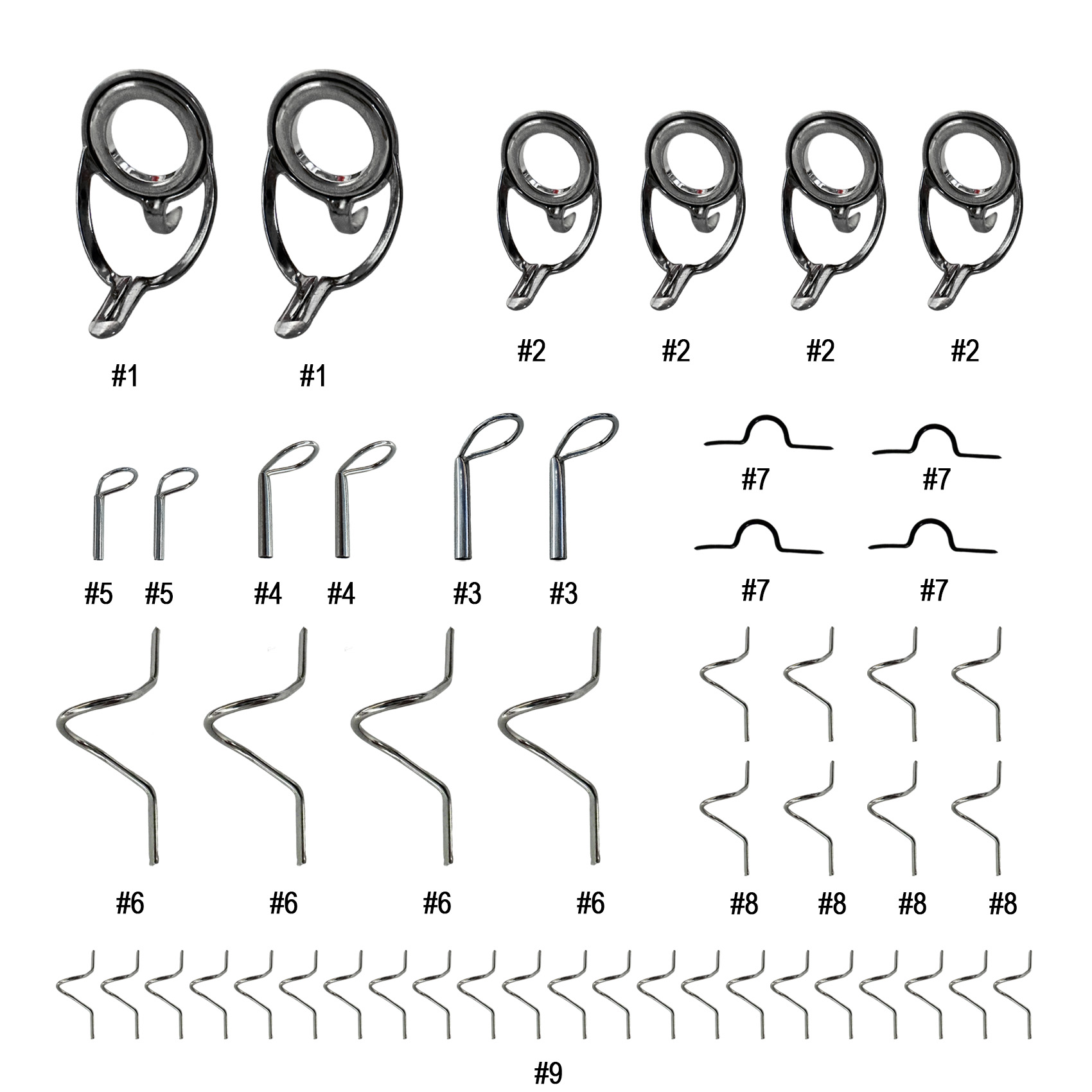 Fishing Rod Guide Repair Kit S - Mesh Coil Strip ulasan dan harga