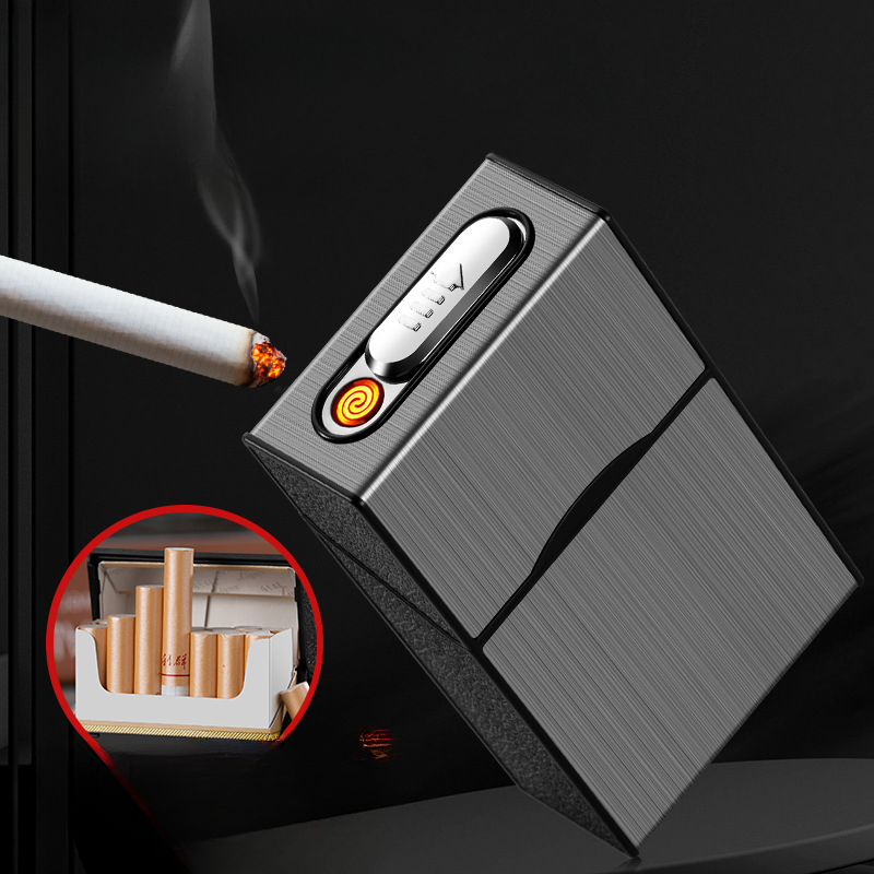 2 In 1 20 Cigarette Case Light - Accessories For Vaping ulasan dan harga