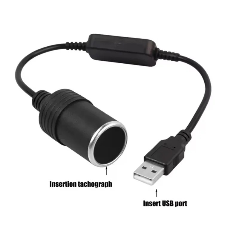 5V 2A USB To 12V Cigarette Lig - Accessories For Vaping ulasan dan harga