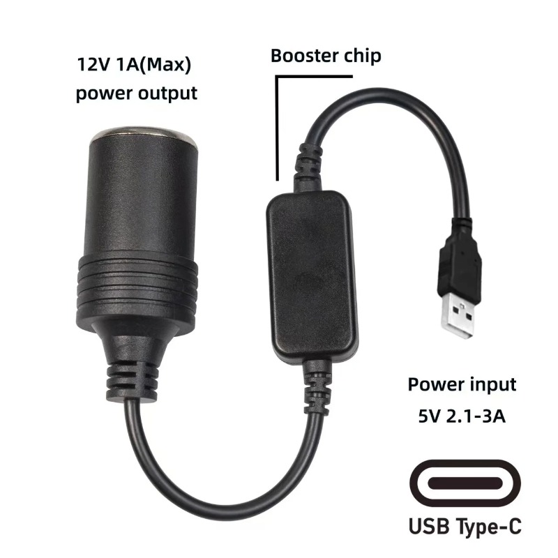 5V 2A USB To 12V Cigarette Lig - Accessories For Vaping ulasan dan harga