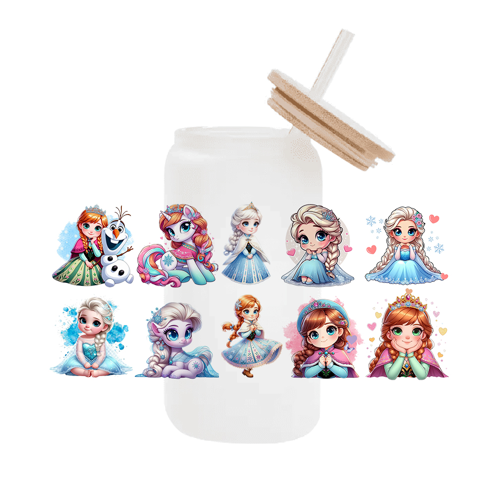 11x24cm Disney princess For Li - Rdta Tank Glass ulasan dan harga