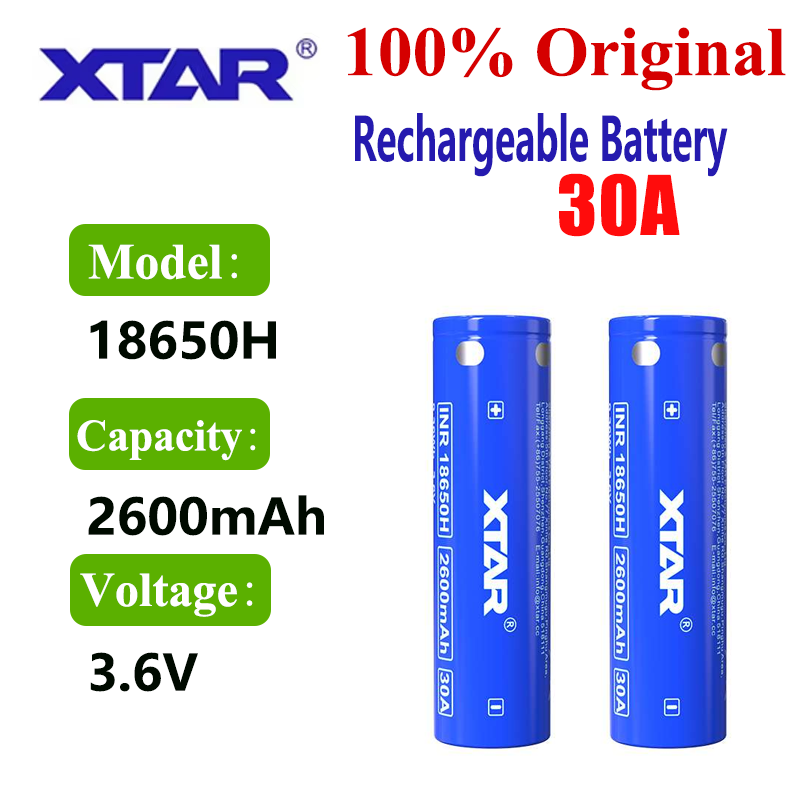 Original XTAR 18650 2600mah Ba - Vape Battery 18650 ulasan dan harga