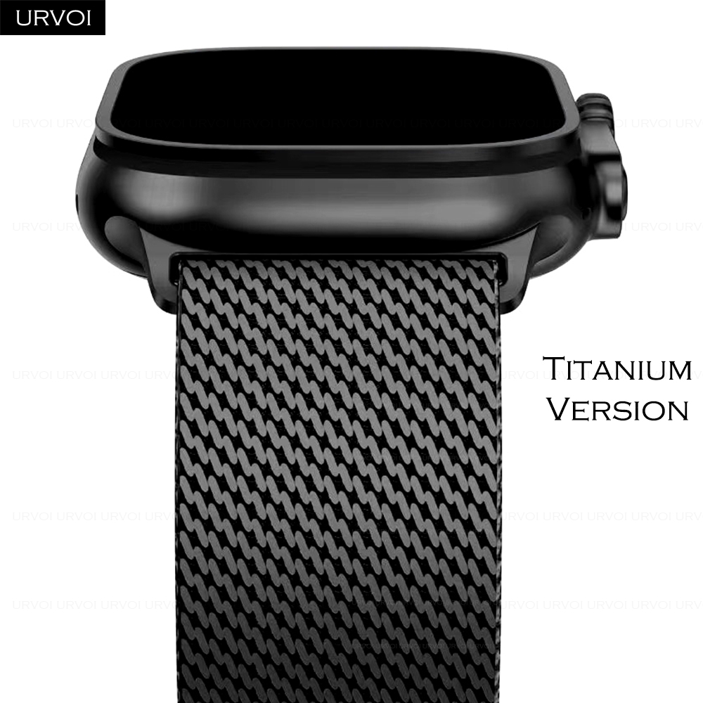 URVOI Titanium Milanese loop f - Mesh Coil Strip ulasan dan harga